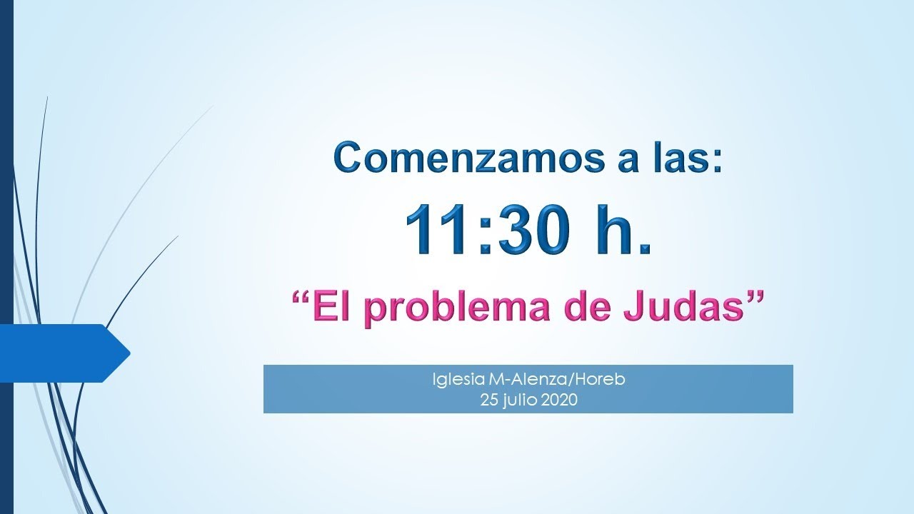 El problema de Judas - Pr. Jesús Calvo