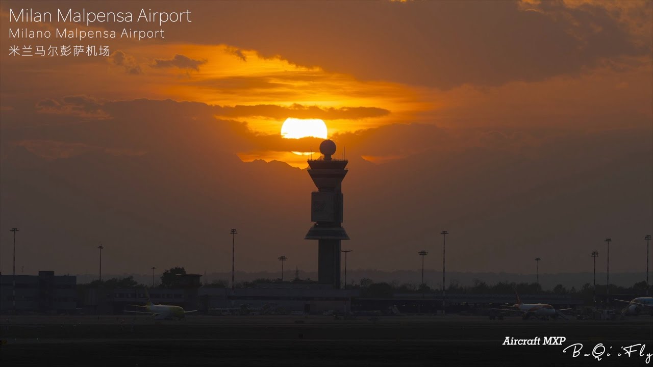 Milan Malpensa Airport Plane spotting 15min !
