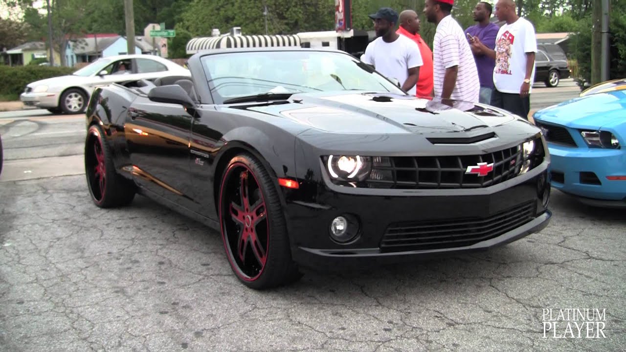 CAMARO SS CONVERTIBLE on 24 INCH FORGIATO ESTREMO- ATLANTA