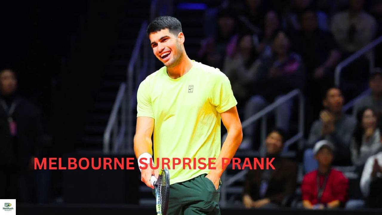CARLOS ALCARAZ UNDERCOVER PRANK AT AUSTRALIAN OPEN