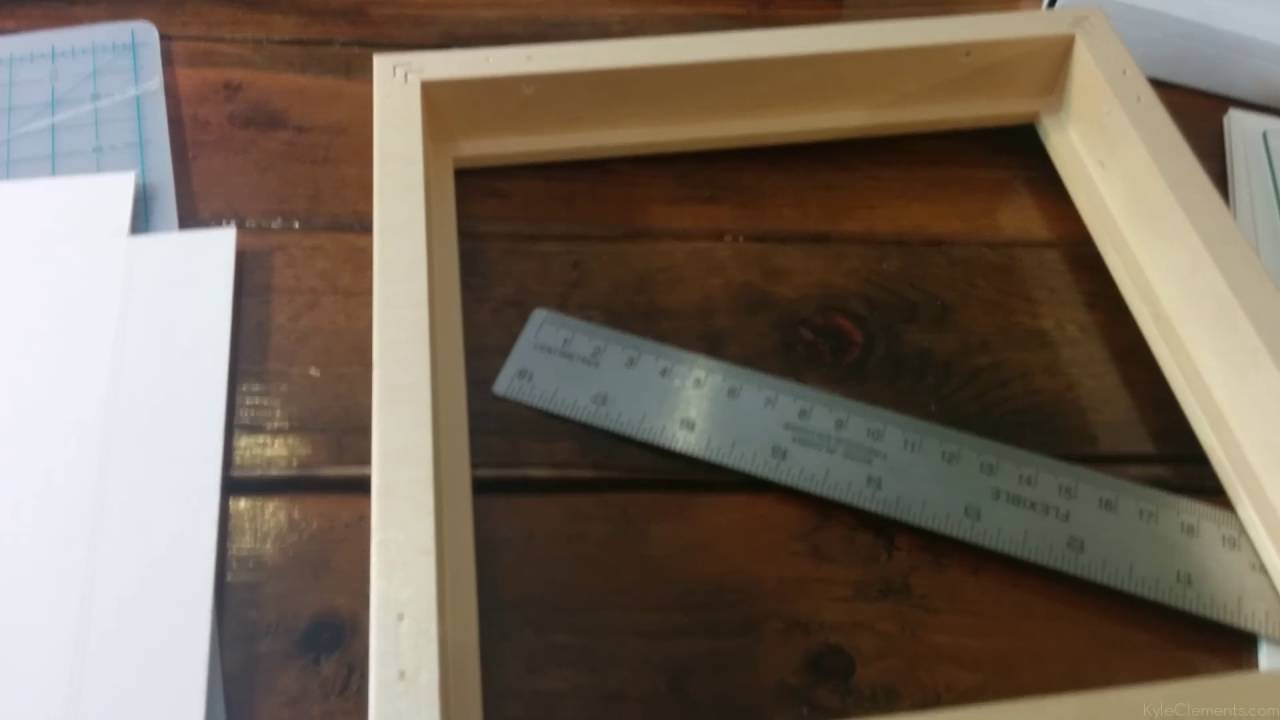 Как превратить рамку в теневой ящик (кратко)