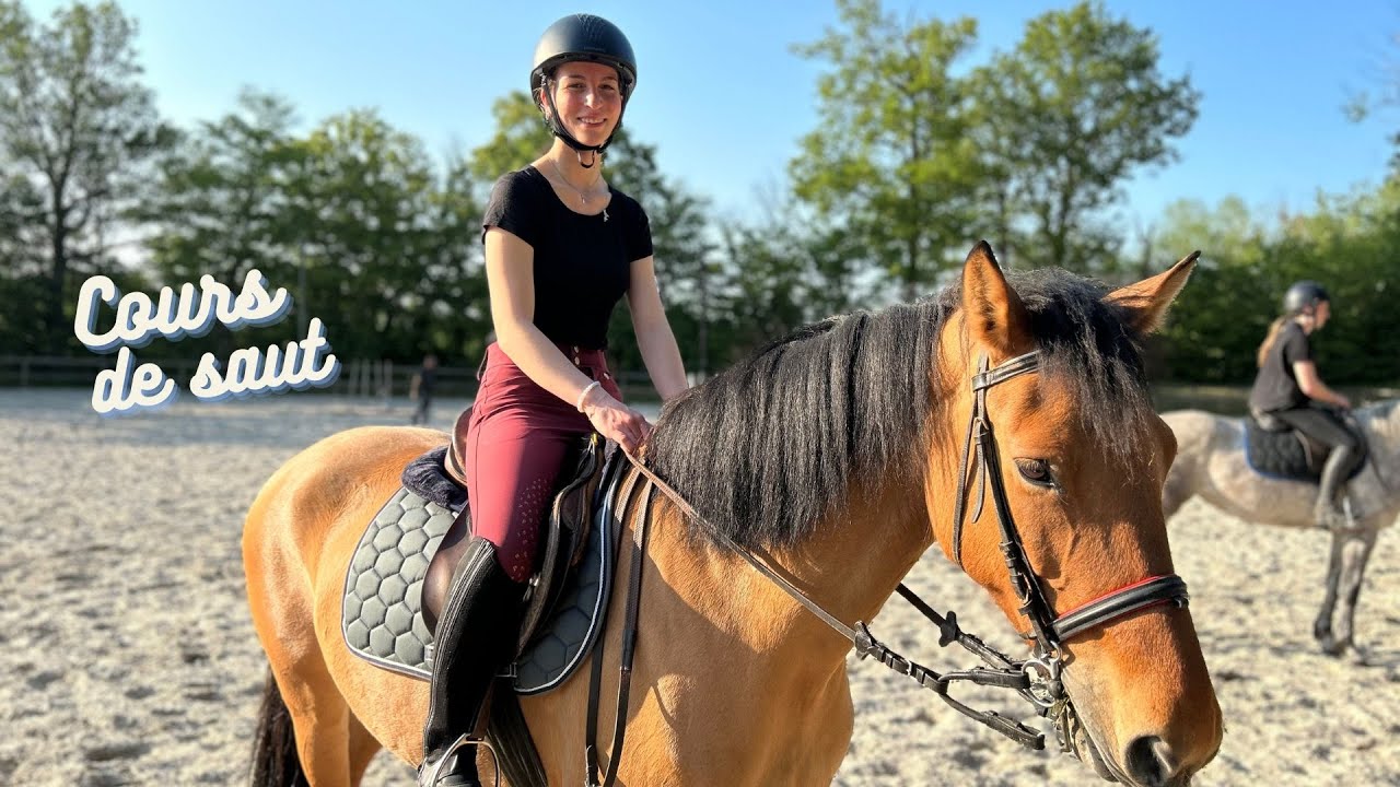 Cours de saut avec Electra ( Elle était chaude, très chaude 🤣)