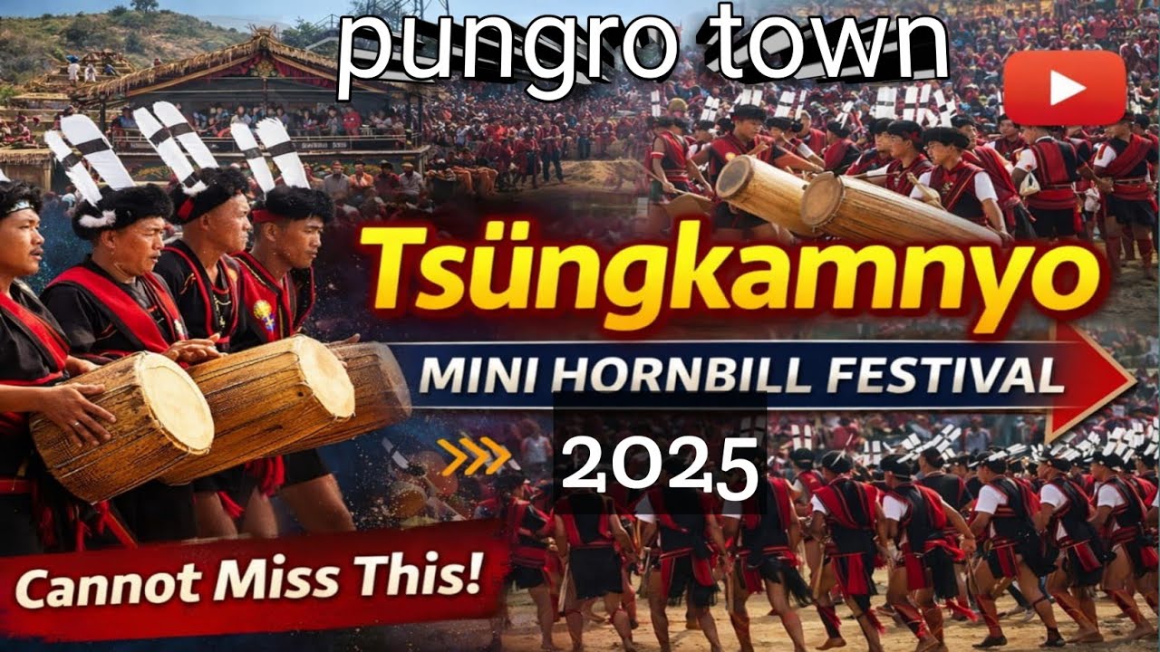 Know More About Log drum? Tsüngkamnyo(Mini Hornbill Festival)at pungro Town.