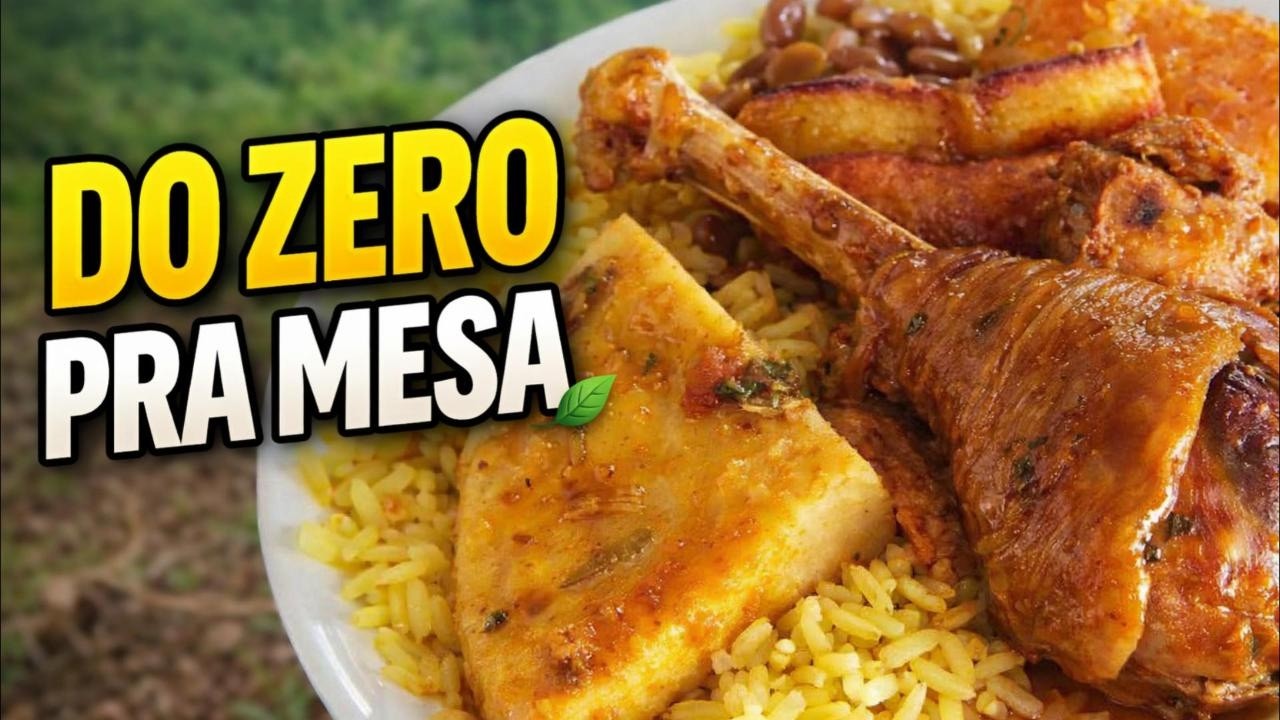 ALMOÇO NA ROÇA | Galinha Caipira Da Nossa Criação | Casal Deixou a Cidade e Veio Morar No Campo!🌿