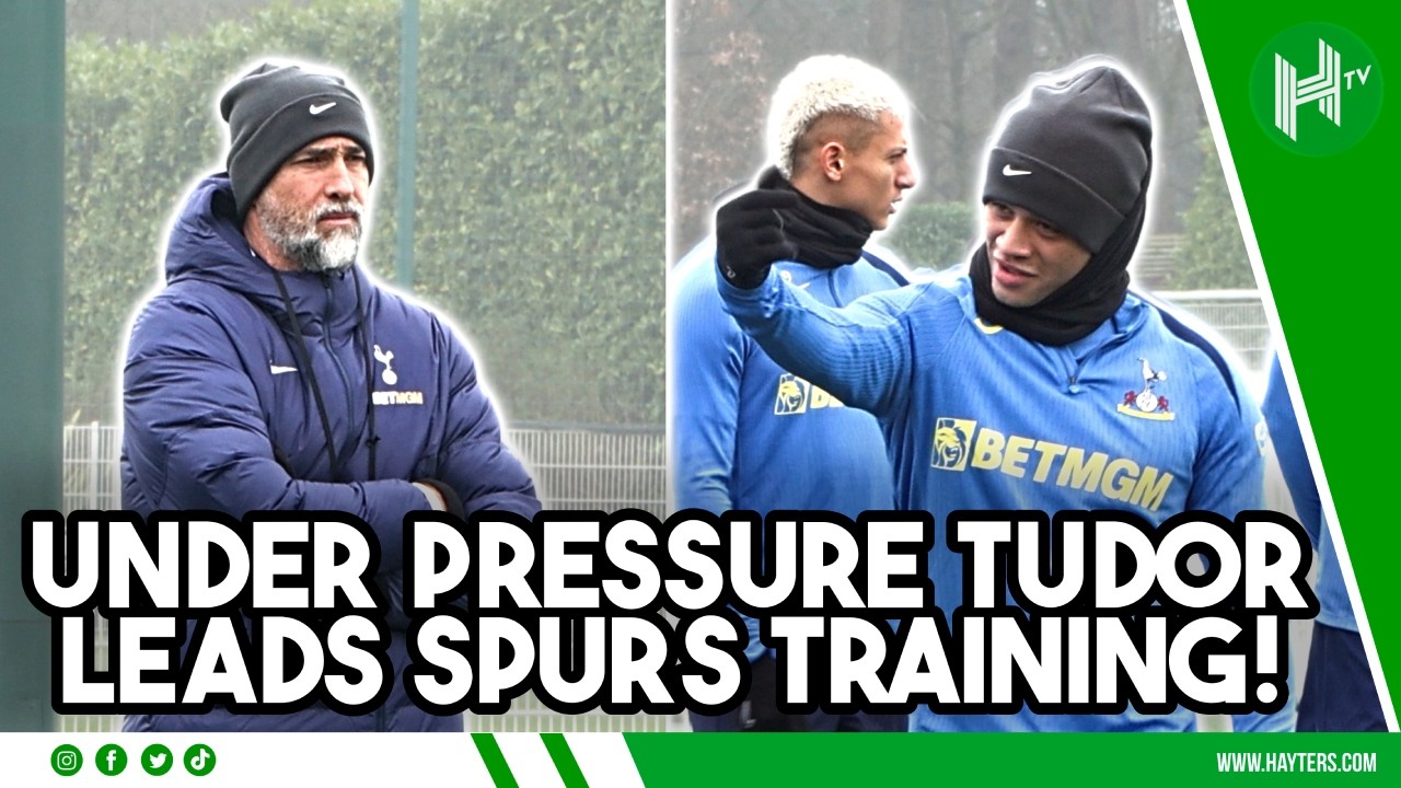 UNDER PRESSURE Igor Tudor LEADS Spurs training | Champions League