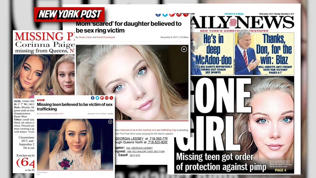 Corinna Paige Slusser: Trafficked -- New York City, NY    September 20, 2017