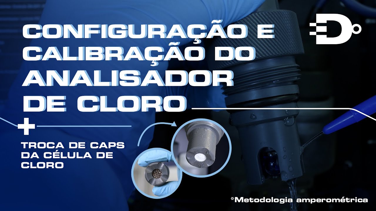 Configuração e Calibração do Analisador de Cloro Amperométrico Digimed - Modelo TW-52I-HP