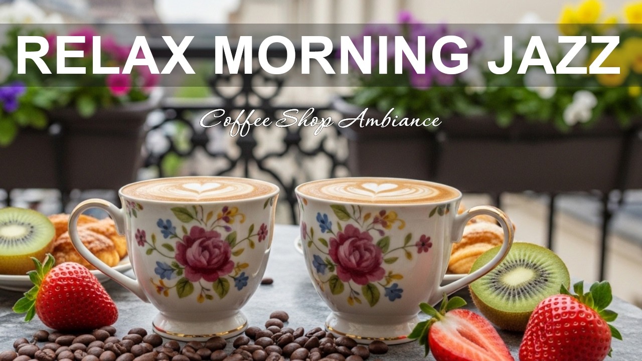 Relax Morning Jazz Music ☕ Soft Bossa Nova Instrumental for Stress Relief & Happy Moods