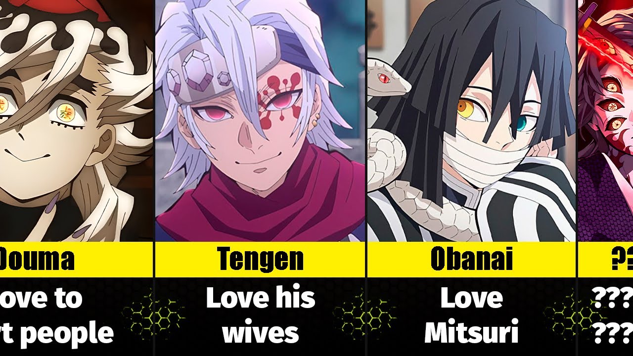 What Does Demon Slayer Characters Love || Vibe Comparison