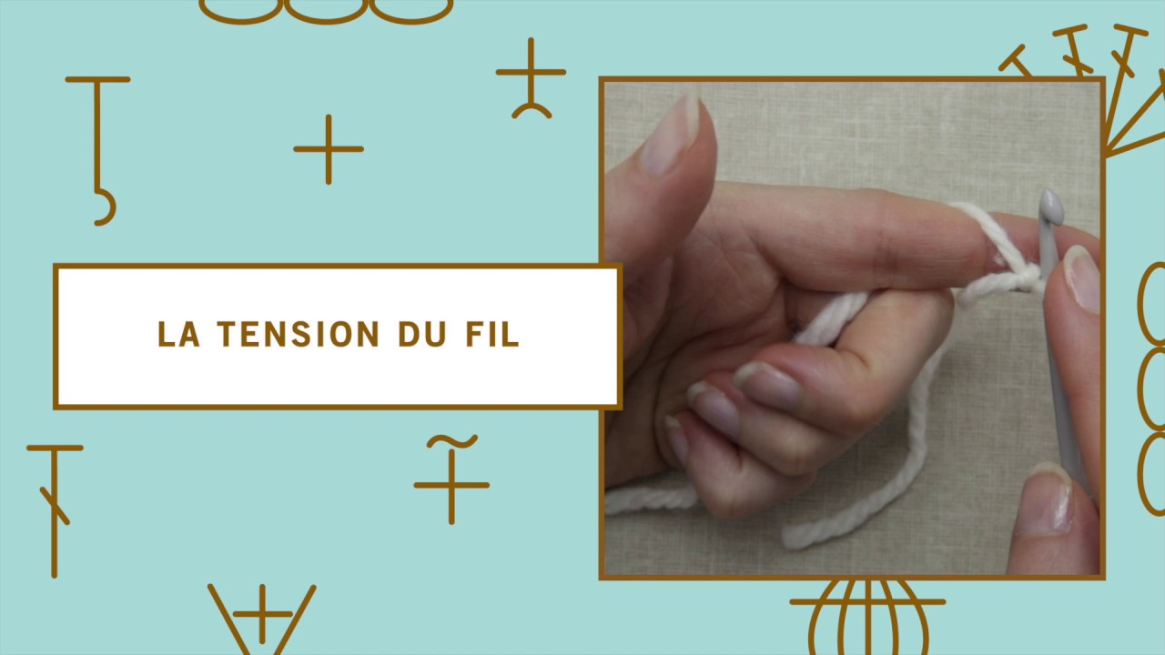 Cours de crochet n°2- Apprendre à contrôler la tension du fil au crochet