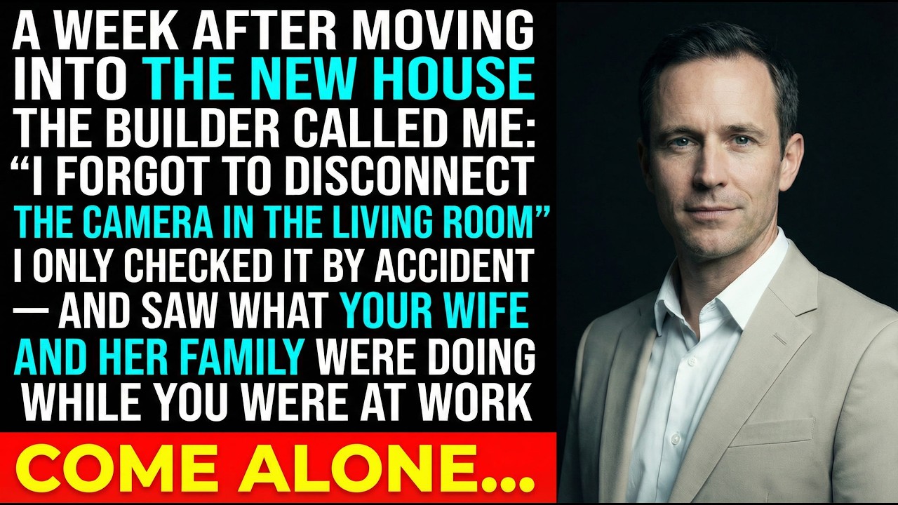 After I Moved Into My Dream House, The Builder Called And Said:“You Need To See This Camera Footage”