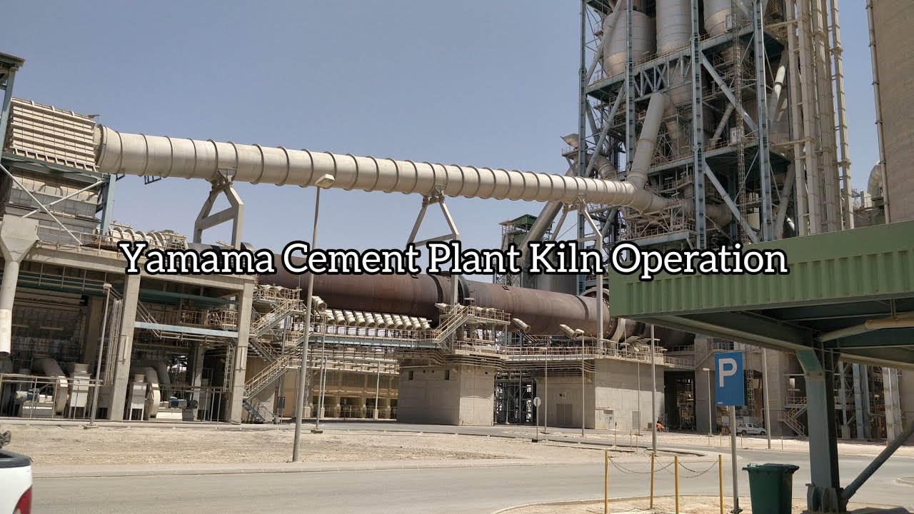 Kiln in Operation | Yamama Cement Saudi Arabia