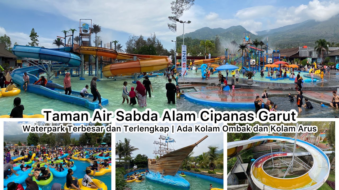 Taman Air Sabda Alam Garut | Waterpark Terbesar & Terlengkap dengan Kolam Ombak & Arus