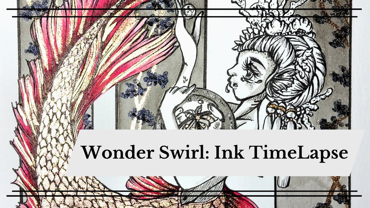 Ink Drawing Timelapse: Wonder Swirl