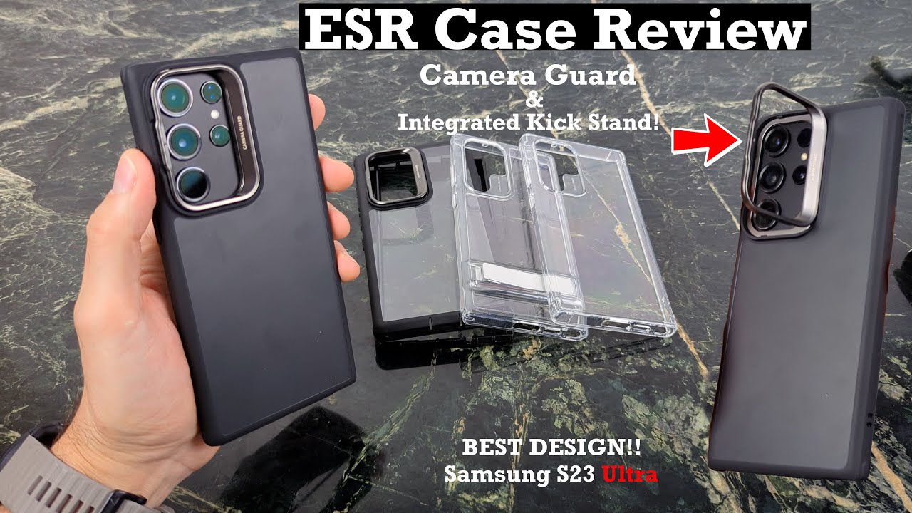 Samsung S23 Ultra ESR Case Review : Camera Protection & Built-in Kick Stand!