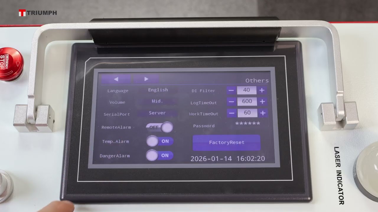 How to Change the Language of Pulsed Laser Cleaning Machine - Triumphlaser