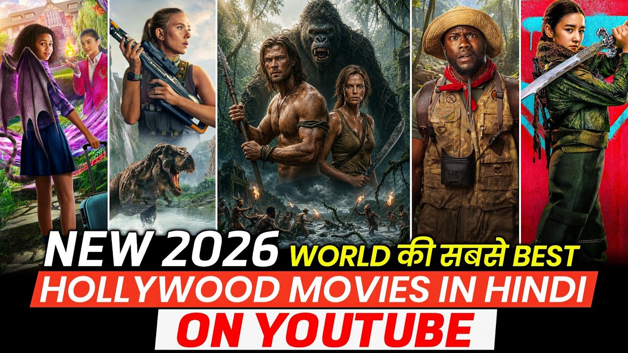 Top 10 Best Hollywood Adventure Movies On YouTube in Hindi | 2026 Hollywood Movies in Hindi Dubbed