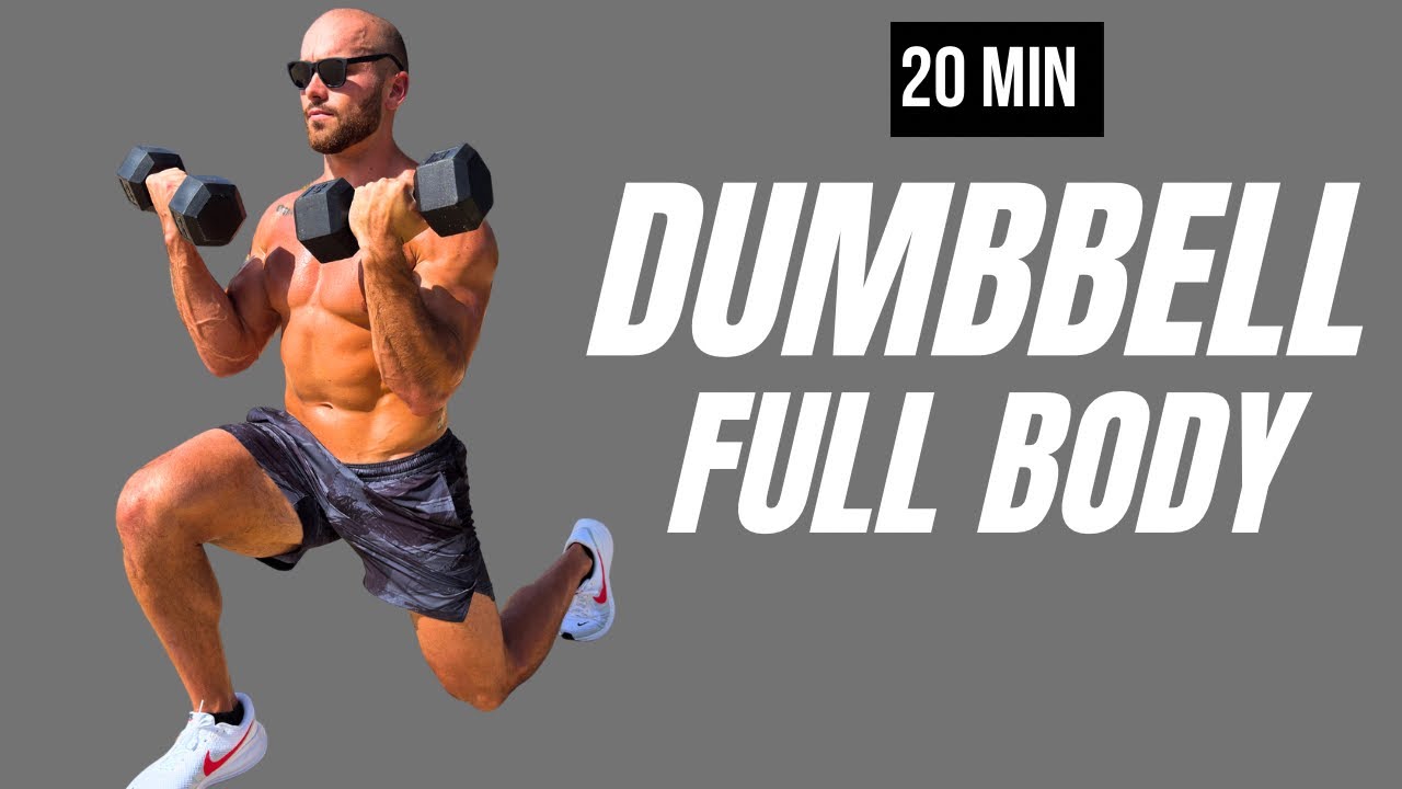 20-минутная тренировка с гантелями на всё тело | Сила и сжигание жира