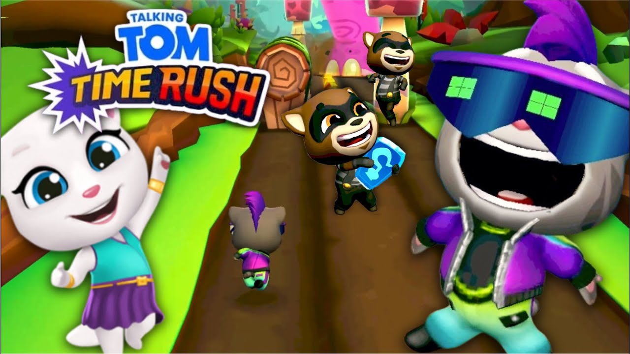 Talking Tom Time Rush | Tom and Angela | Full-Screen Walkthrough Gameplay