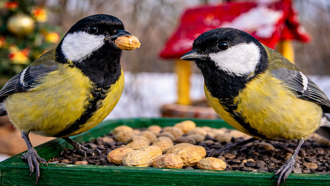 🔴 LIVE Garden Bird Feeder Cam – Relaxing Nature Sounds  [ 2026/1/21 ]🐦
