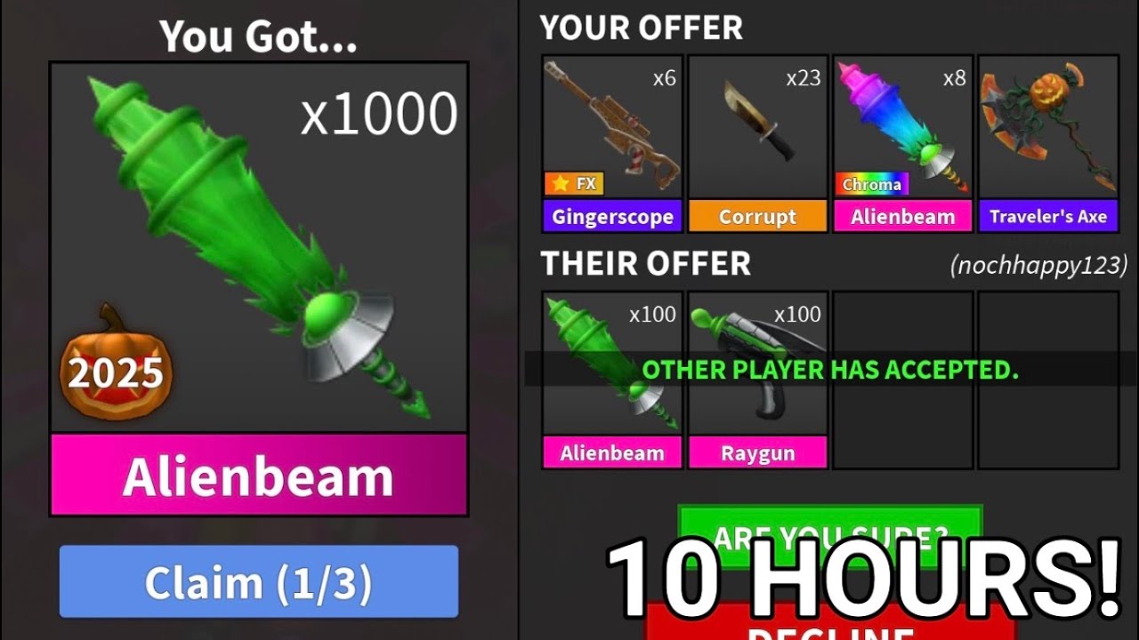 10 HOURS OF CRAZY MM2 TRADING MONTAGE WINS!!! (To help you sleep 😴)