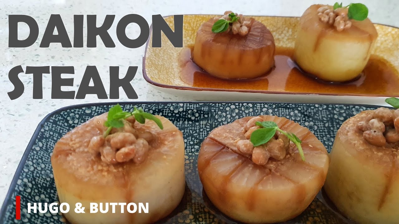 Food Is Medicine: Daikon Steak + Natto | How to Cook Perfectly Healthy Daikon | Oil-free, Simmered