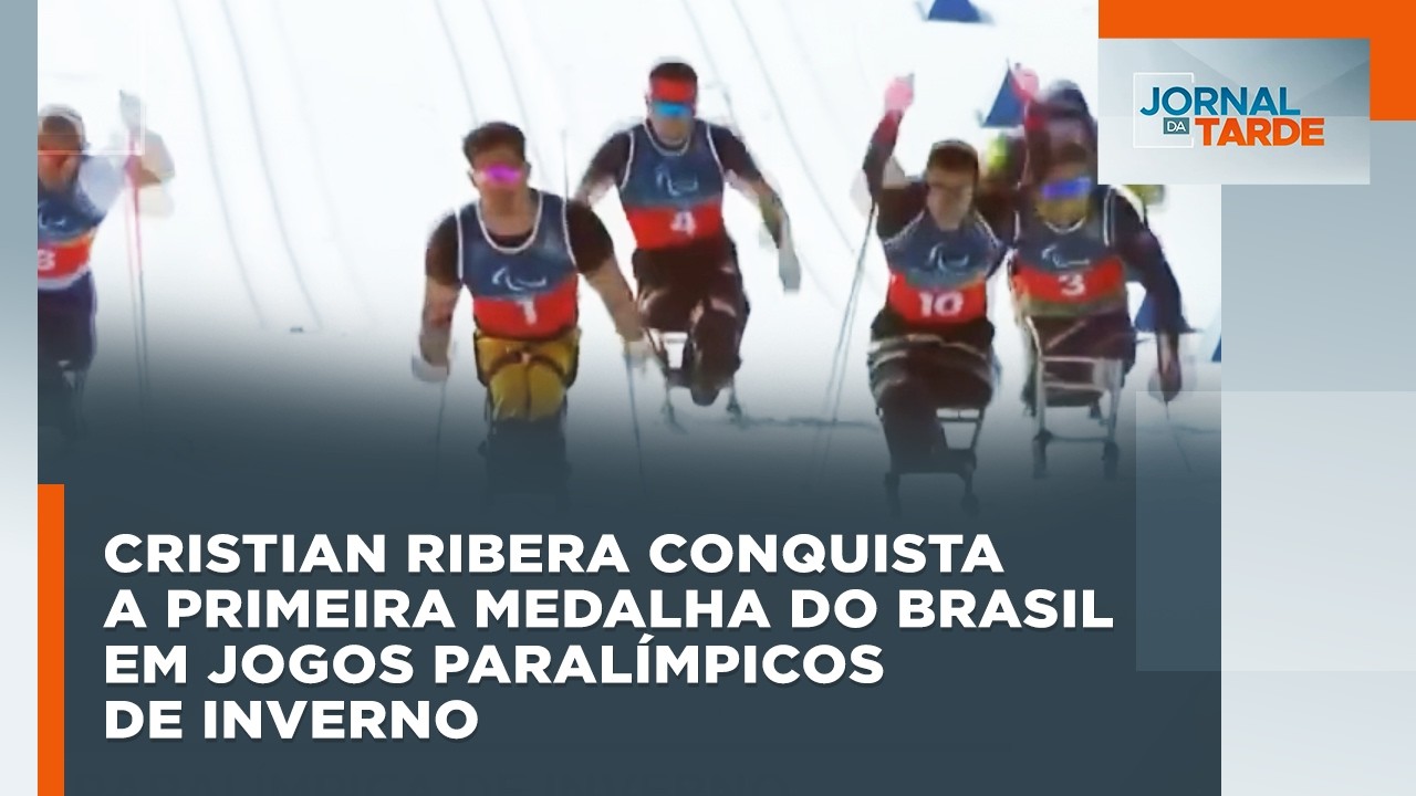 Cristian Ribera conquista a primeira medalha do Brasil em Jogos Paralímpicos de Inverno