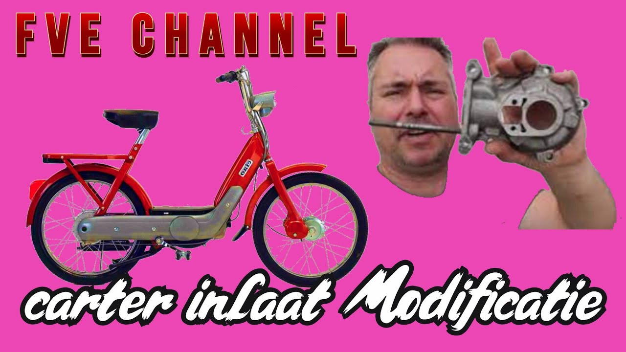 #40 Vespa  / Piaggio Ciao carter inlaat Modificatie