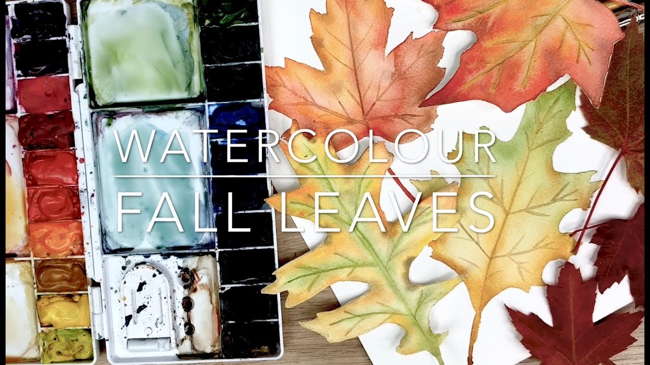 Watercolour Fall Leaves