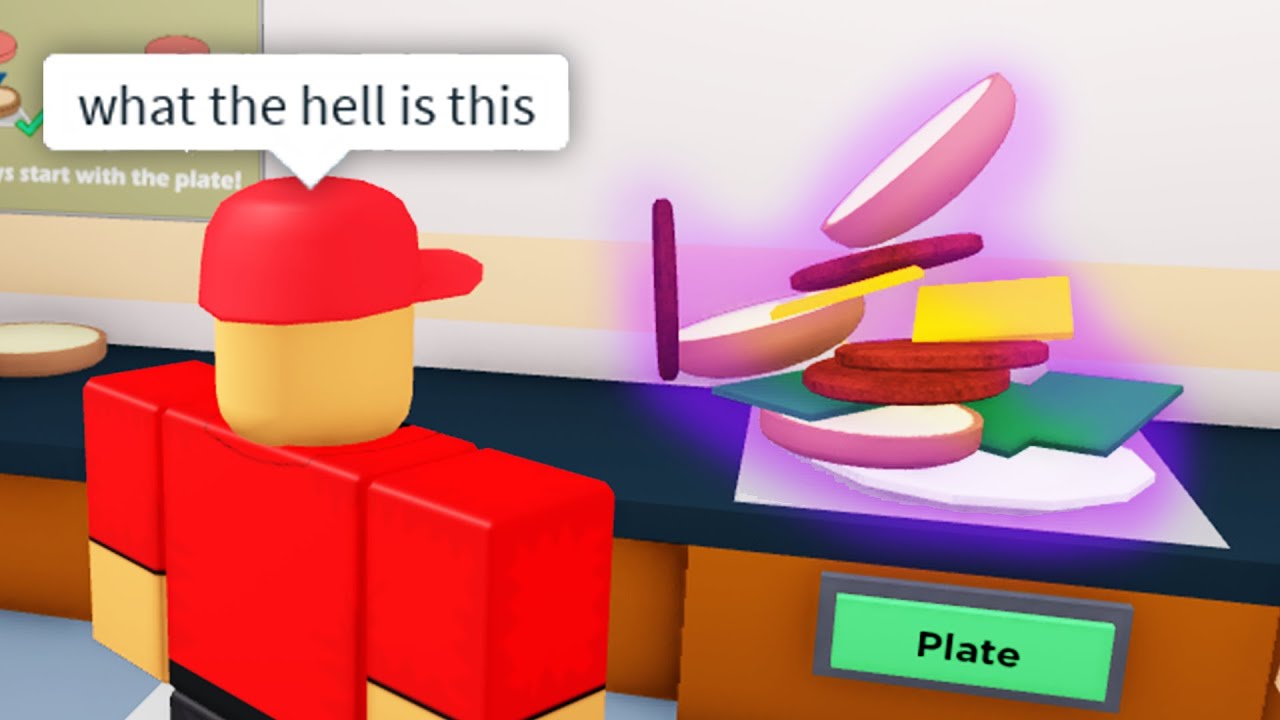 the ROBLOX Cook Burgers Experience