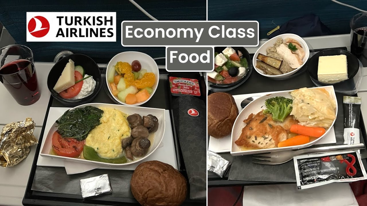 Питание в эконом-классе на рейсе Turkish Airlines из Майами в Стамбул