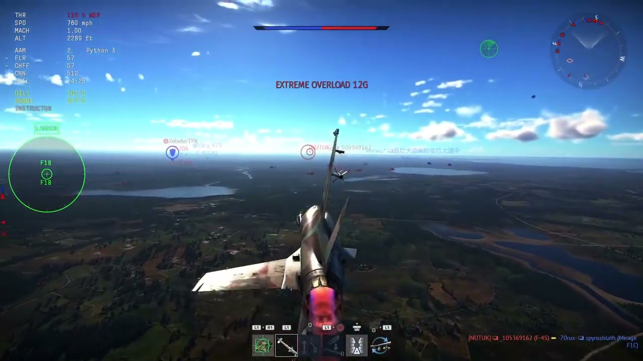 Match with the F-16A netz (mod)