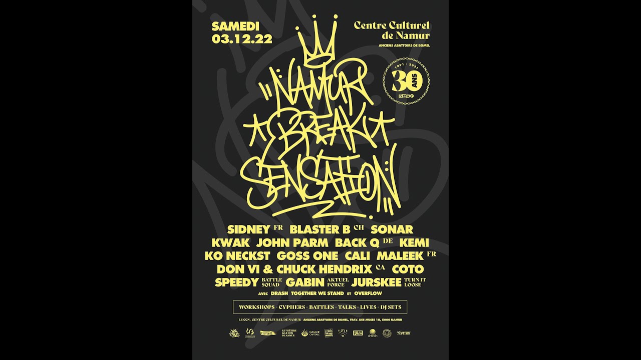 30 ans des Namur Break Sensation - Recap (3Dec2022)