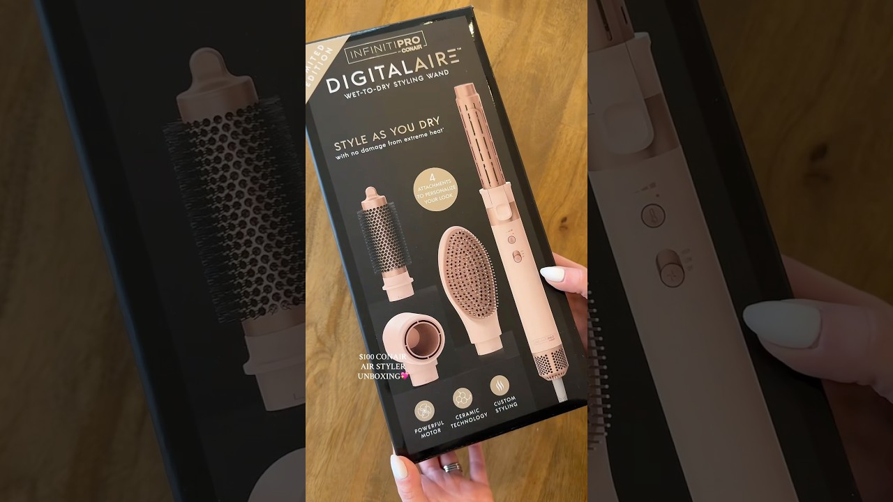 Conair digitalaire styler unboxing💖 