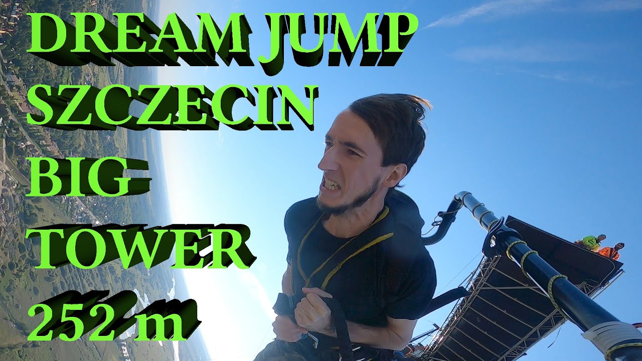 Najwyższy obiekt do skoków Dream Jump - Big Tower w Szczecinie 252 m - Vlog