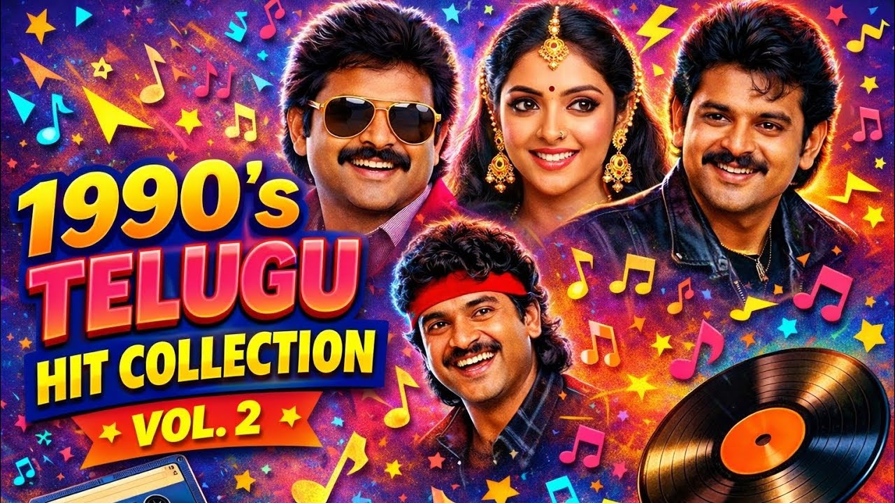 1990's Telugu Super Hit Songs Collection Vol.2 | Golden Melody Hits | Telugu Old Songs