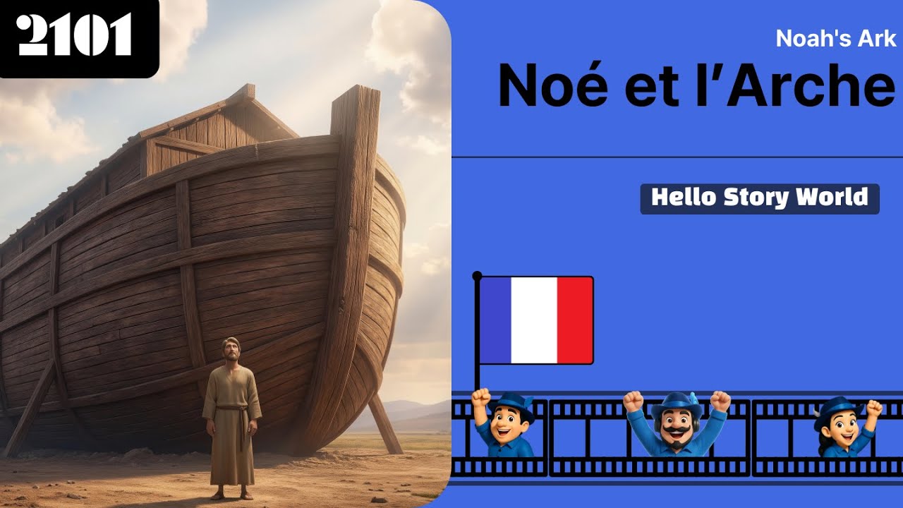🇫🇷 Noé et l’Arche (Noah's Ark) | Histoire biblique (Bible Story) | French, 2101-F1