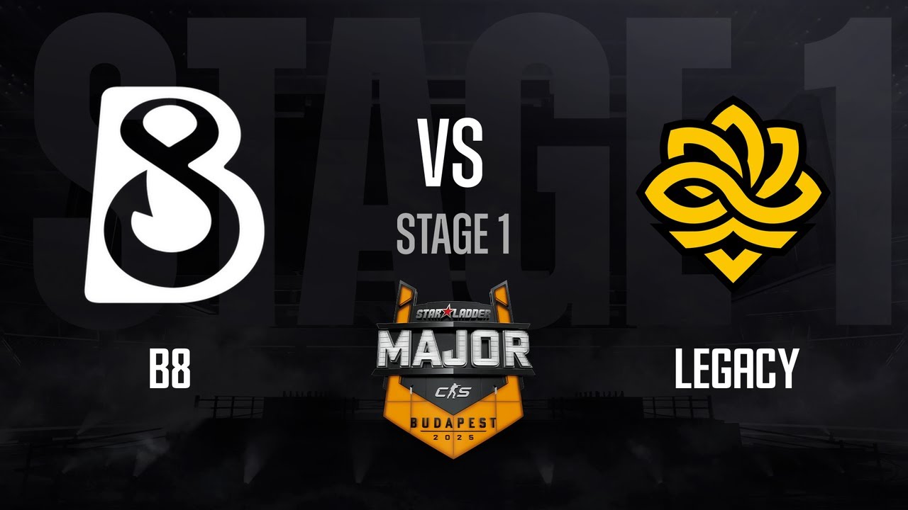 B8 vs Legacy | StarLadder Budapest Major 2025 - STAGE 1 - Day 3