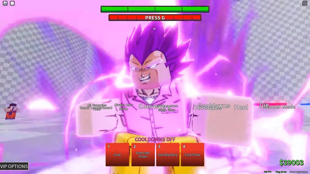 ABA Combos: VEGETA ULTRA EGO