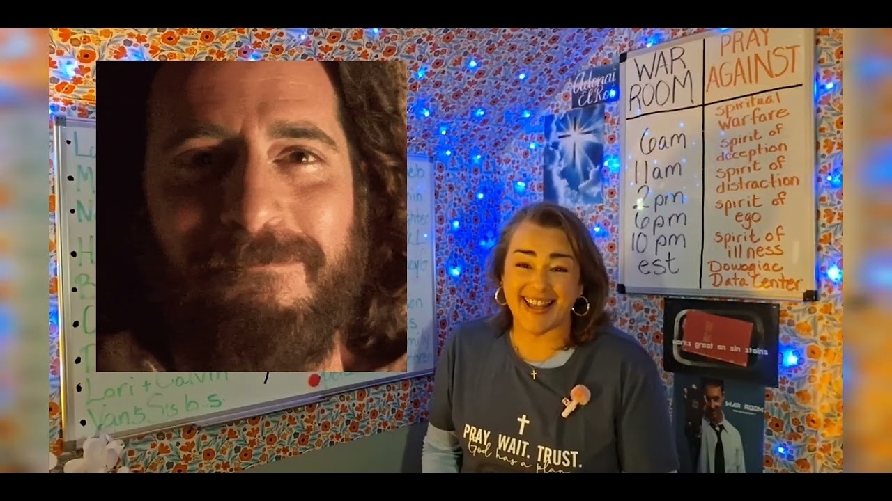 War Room, growing in the Lord discussion,  schedule, and prayer list