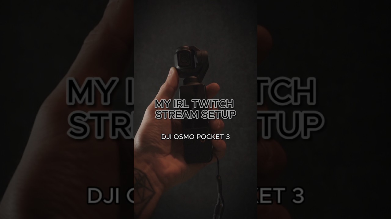 Сетапчик для IRL стримов в Twitch DJI Osmo pocket 3 #shorts #dji #twitch
