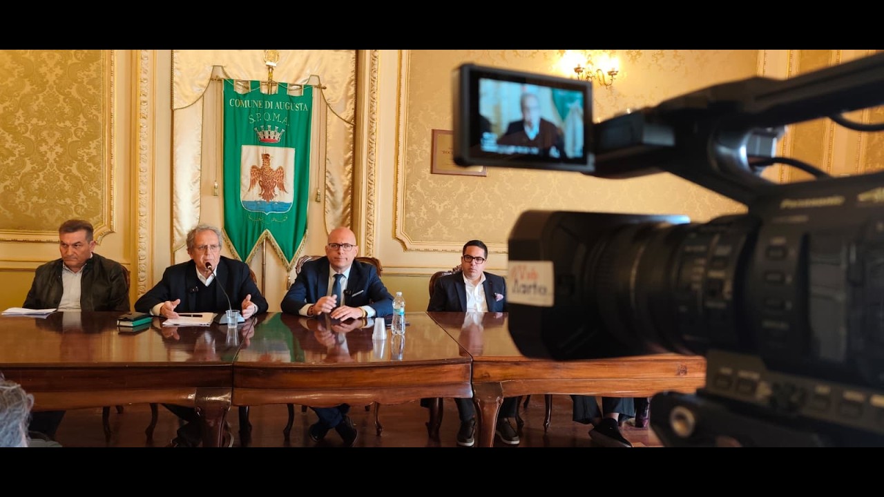 Augusta | Il commissario per la depurazione Fatuzzo illustra le tappe per la realizzazione del dep..