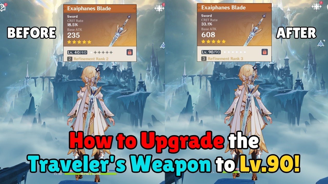 How to Upgrade Cryo MC's Weapon to Lv.90! ❄️ SECRET Method | Genshin Impact