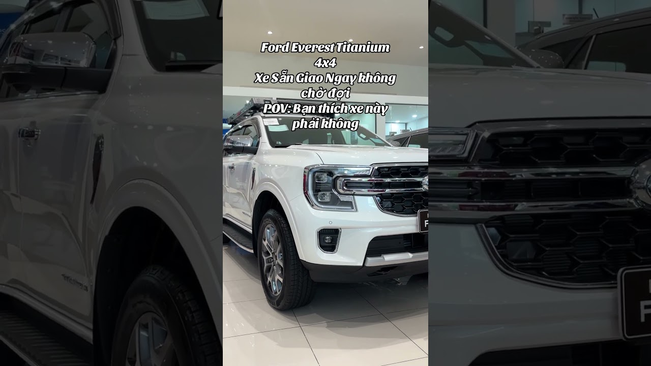 Ford Everest 2 Cầu Trắng 2025 Giao Ngay