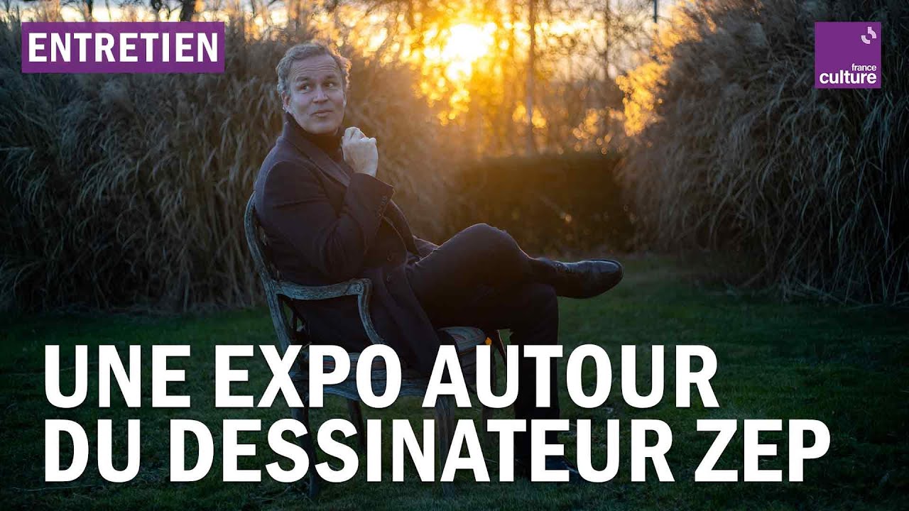 Le dessinateur Zep se dévoile au Grand Palais éphémère