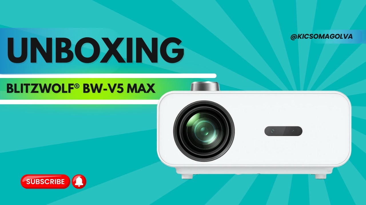 BlitzWolf® BW-V5 Max  1080P Android 9.0 projektor