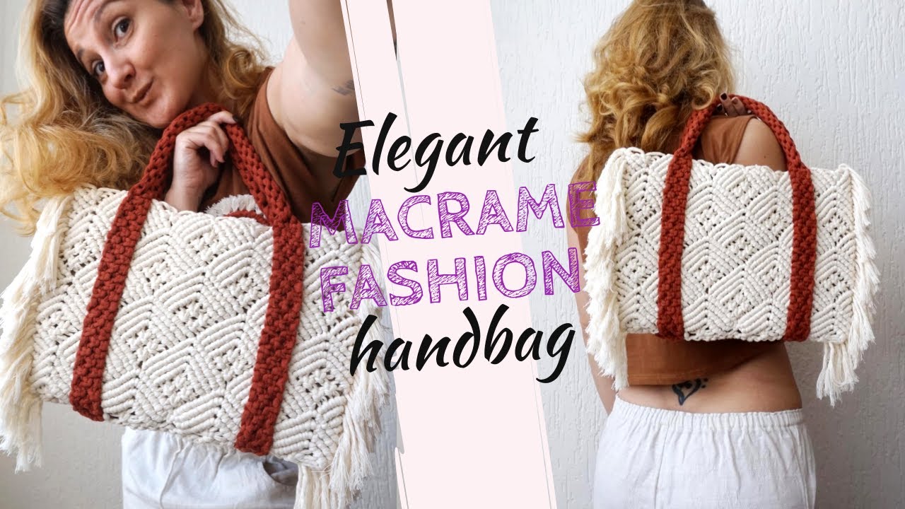 NEW Macrame Handbag Tutorial 👜✨ DIY Trendy Boho Bag!