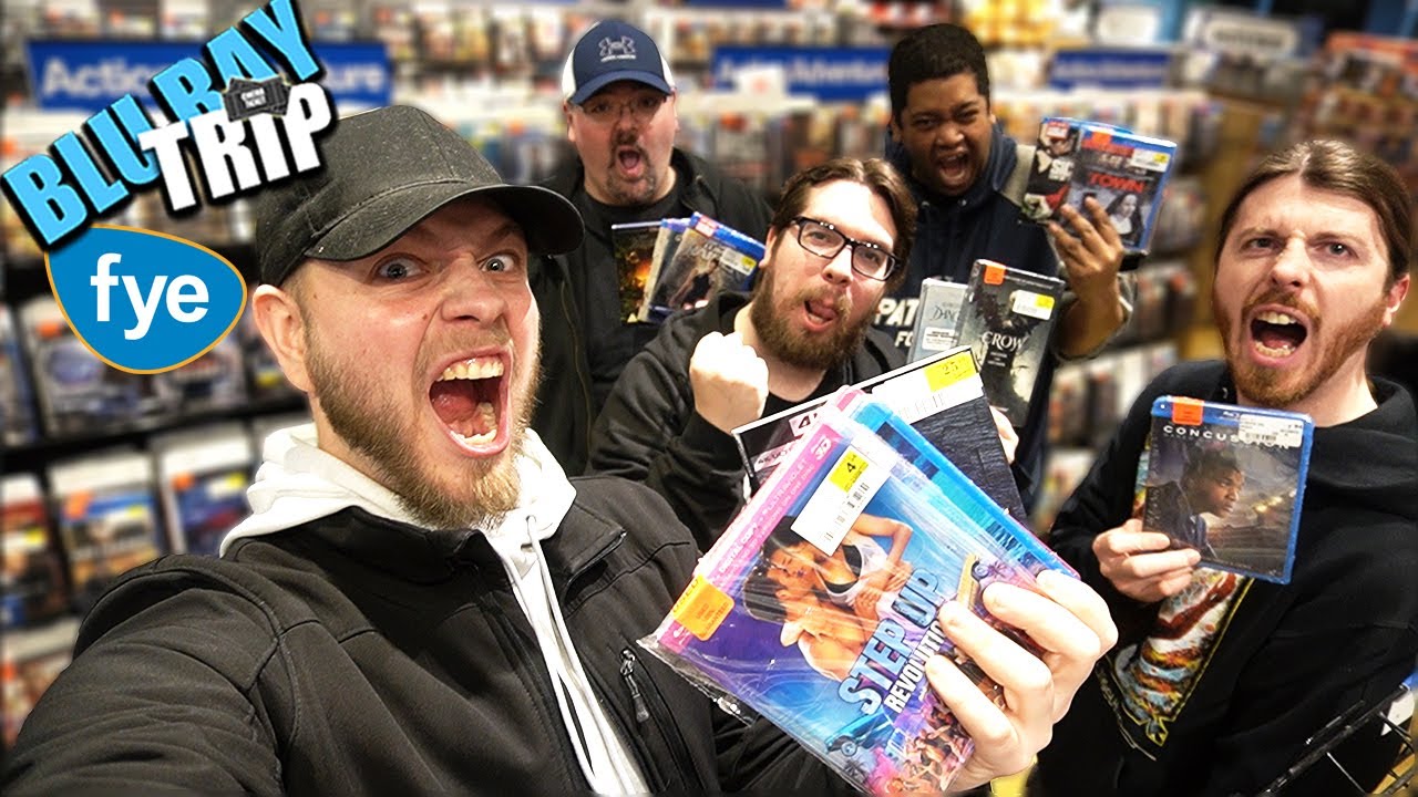 Blu-Ray Hunting at FYE with the crew! What did we find?+ ROCKY 3 STEELBOOK BABY!!!!!!!