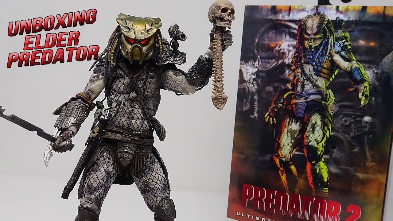 The Last of the Lost Tribe Neca Predator 2 Ultimate Elder Predator Unboxing 4K