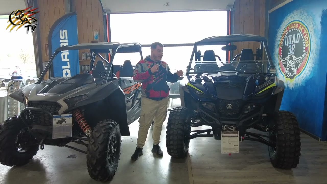 RZR 1000 XP 2024 vs RMAX 2 1000 SE ! Les deux mastodontes présentés par Quad 38 !